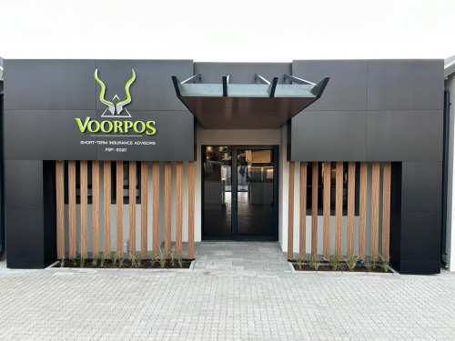 Voorpos — vehicle & corporate branding by The Cube SA
