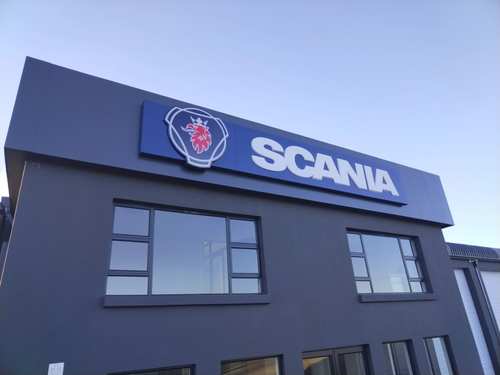 Scania — vehicle & corporate branding by The Cube SA