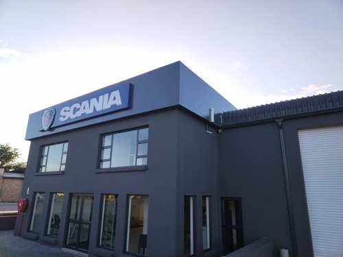 Scania — vehicle & corporate branding by The Cube SA