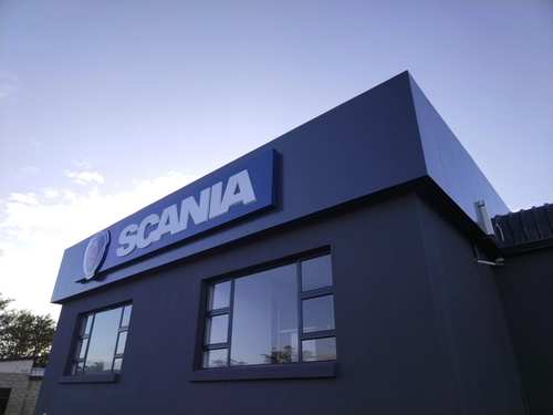 Scania — vehicle & corporate branding by The Cube SA