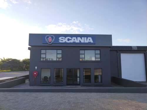 Scania — vehicle & corporate branding by The Cube SA