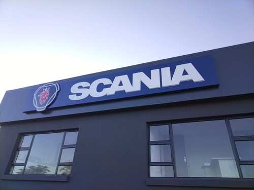 Scania — vehicle & corporate branding by The Cube SA