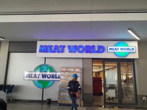 Meat World — vehicle & corporate branding by The Cube SA