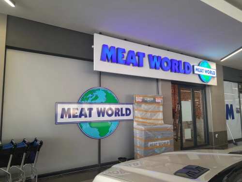 Meat World — vehicle & corporate branding by The Cube SA