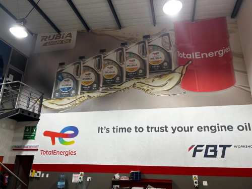 Total Energies — vehicle & corporate branding by The Cube SA