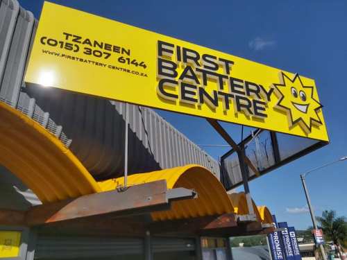 First Battrey Centre — vehicle & corporate branding by The Cube SA