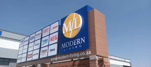 Modern Living — vehicle & corporate branding by The Cube SA