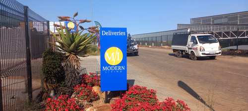 Modern Living — vehicle & corporate branding by The Cube SA